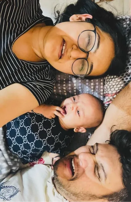 NEST founders with their child